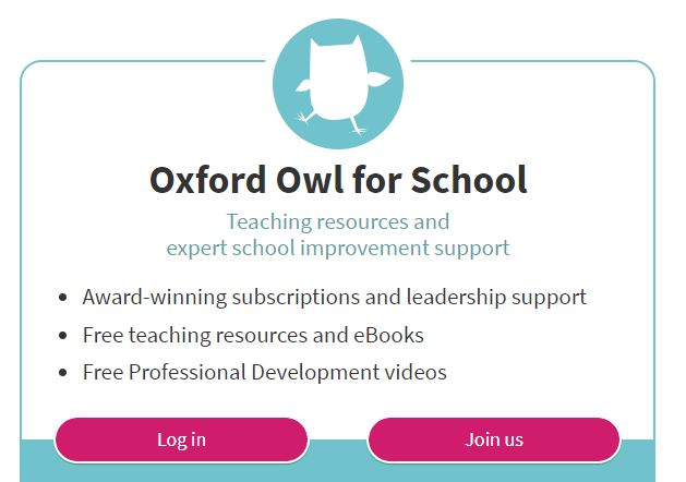 oxford owl log in